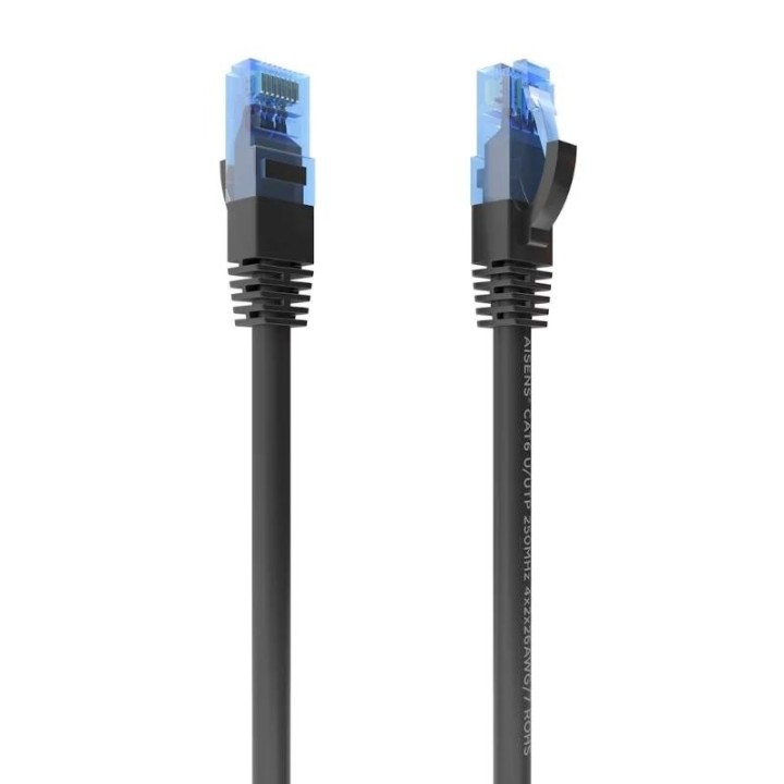 aisens  cable  rj45 cat.6 utp awg26 cca negro 5.0m