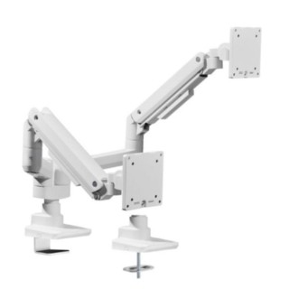 equip soporte mesa equip vesa hasta 35pulgadas 100x100 max 20kg doble pantalla blanco