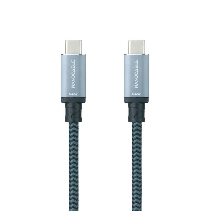 nanocable cable usb 3.1gen2 5a usb-c/m-usb-c/m 2 m