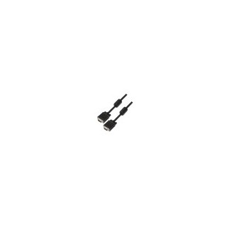cable aisens svga con ferrita hdb15/m-hdb15/m negro 25m
