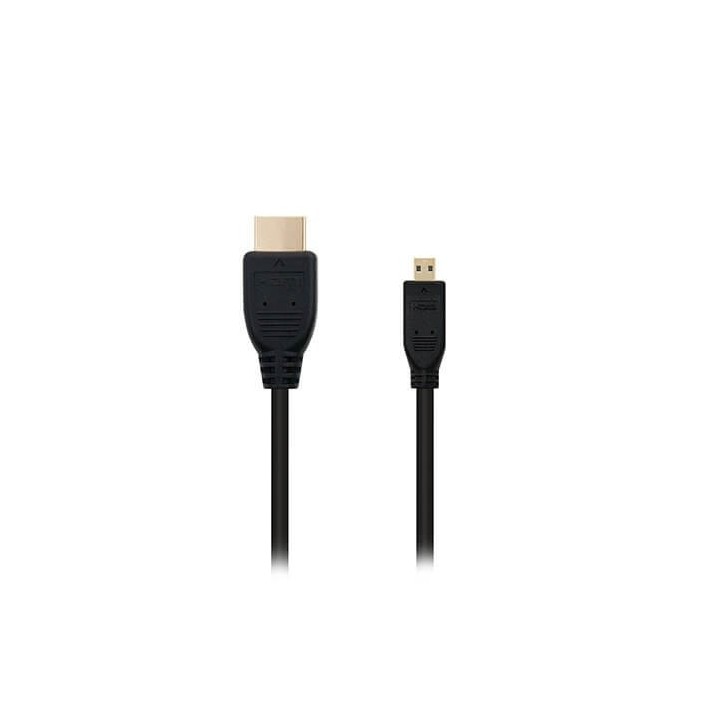 nanocable cable micro hdmi tipo d a hdmi tipo a nanocable 1.8m negro 1.8m -  macho a macho -  alta v