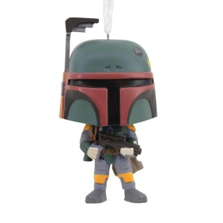 funko adorno de navidad funko star wars boba fett figura de resina