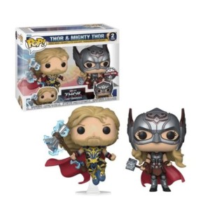 funko pack 2 funkos funko pop marvel thor love & thunder thor & migthy thor 63176