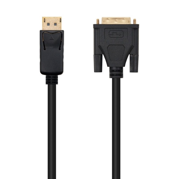 nanocable cable conversor dp a dvi  2 m negro