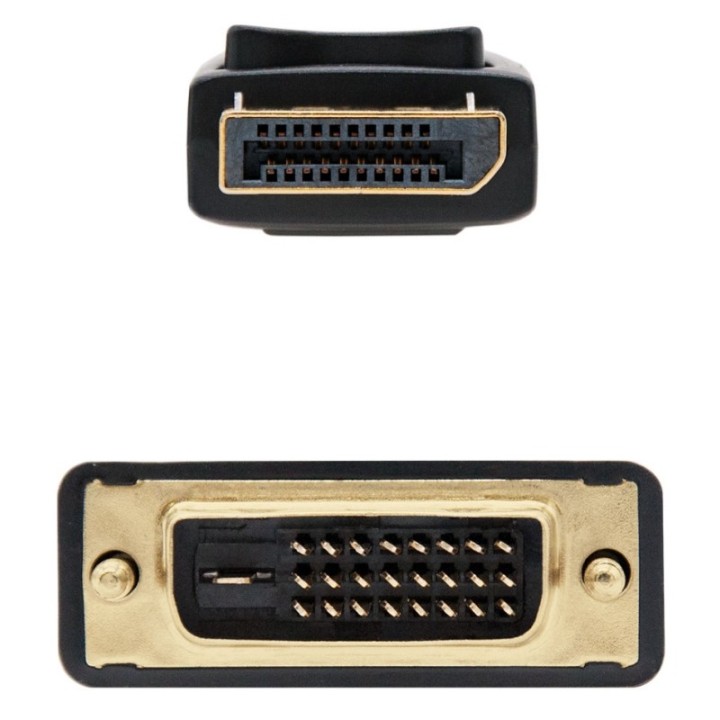 nanocable cable conversor dp a dvi  2 m negro