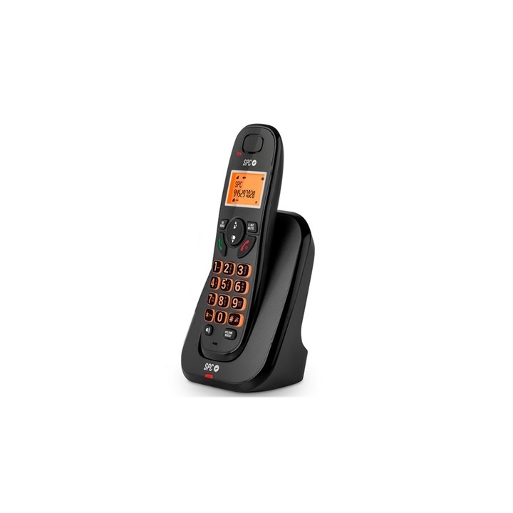 spc telefono inalambrico spc kairo negro pantalla