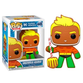 funko funko pop dc comics super heroes gingerbread aquaman 64321