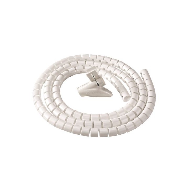 fellowes cablezip piso tubo flexible para proteccion de cables blanco 1 pieza(s)