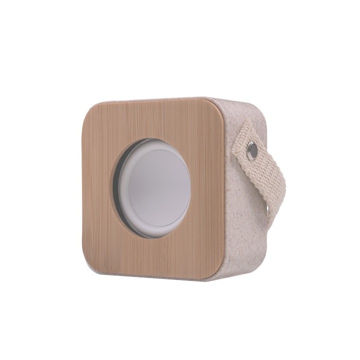 mars gaming ms-eco altavoz bluetooth 5.1 ecologico material organico wheat straw y bambu tamano comp