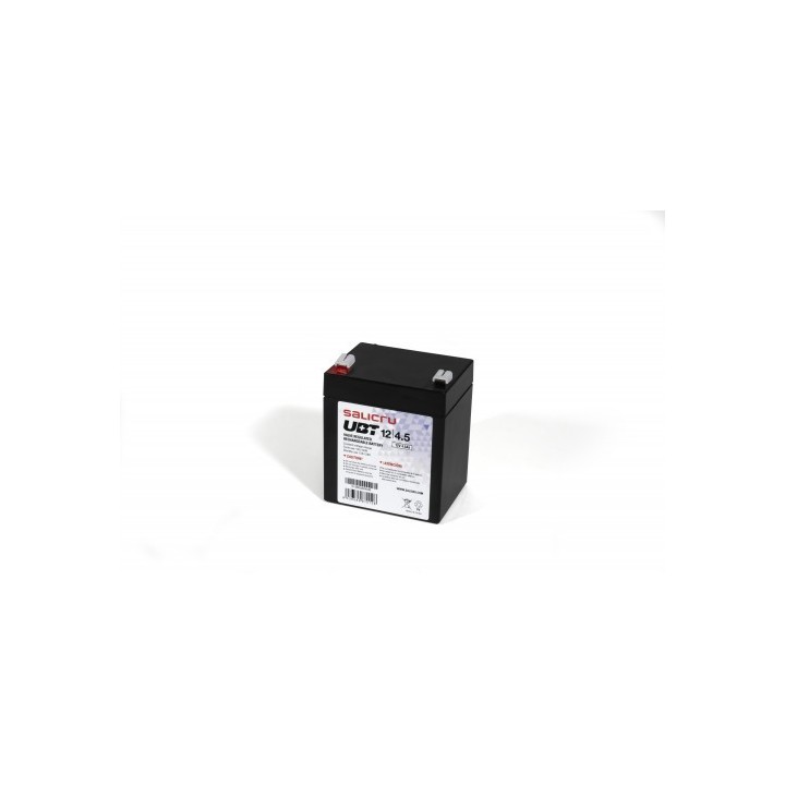 salicru ubt 12/4,5 - bateria agm recargable de 4,5 ah