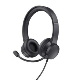 trust ayda auriculares alambrico diadema llamadas/musica negro