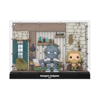 funko funko pop moments deluxe marvel avengers endgame thor house 70914