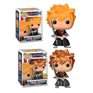 funko funko pop animacion bleach ichigo con opcion chase metalica 75508
