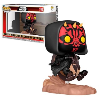 funko funko pop deluxe ride star wars the phantom menace darth maul en aleta sangrienta 76014