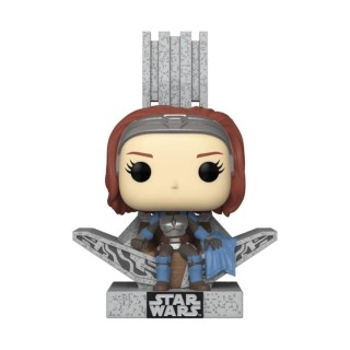 funko funko pop deluxe mandalorian bo katan en el trono 76545