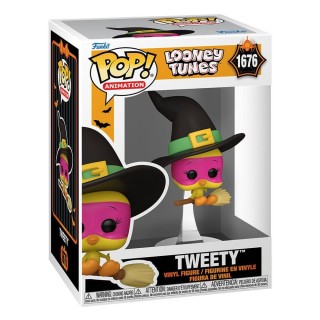 funko funko pop looney tunes halloween tweety witch